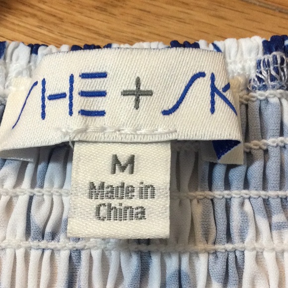 M She + Sky blue heart ruffle dress - Picture 15 of 16